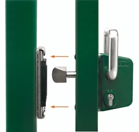 Locinox port-l�s for skydeport  40mm INCL. modpart